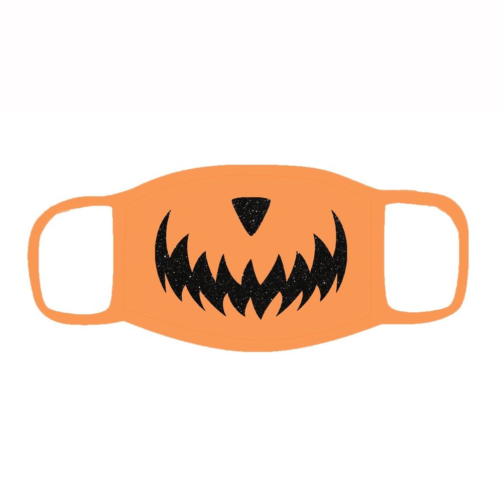 Pumpkin Face Mask IRON ON | Face Mask NOT Included